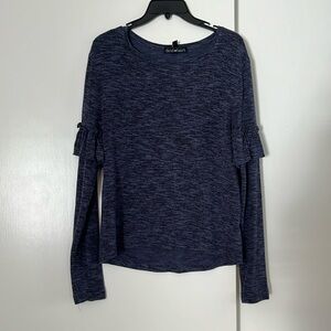 Blue thin sweater